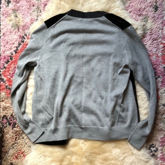 J Crew Harlow Cardigan Sweater Velvet Front - Picture 7 of 8